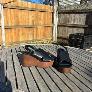 Nwt Women's Naomi Wood Wedge Heels- Universal Thread size 11 spring summer